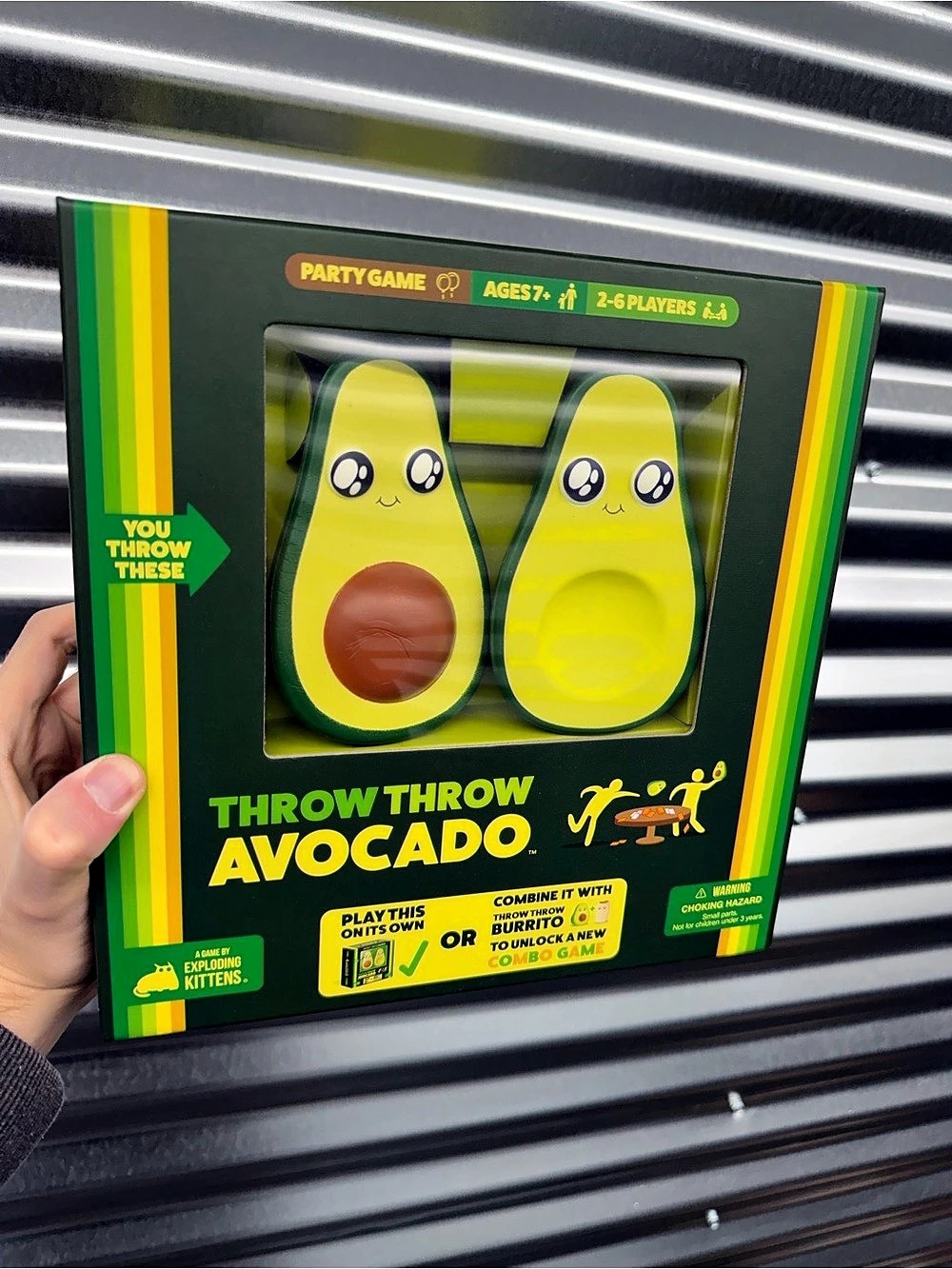 Exploding Kittens Throw Avocado Card Game
